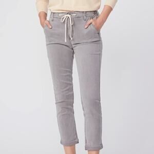 Paige Christy Pants with Drawstring Waist in Vintage Dove Gray Size: 26